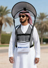 Wearable Hands Free Sun Shade Umbrella Hat Vest | مظلة شمسية محمولة يمكن ارتدائها بدون استخدام اليدين