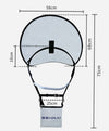 Product Specification Blueprint Showing Fifty Eight Centimeter Canopy Width and Seventy One Centimeter Vest Height Dimensions