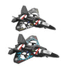Zalviro L0712 RC Airplane Available in Blue and Red Decal Variations - Lightweight EPP Foam Stunt Fighter Jet.